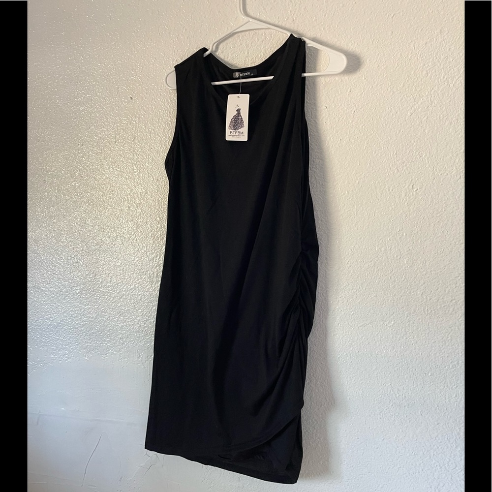 Black fitted womens dress
